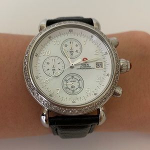 *SOLD Michele CSX Watch Diamond Chronograph Quartz